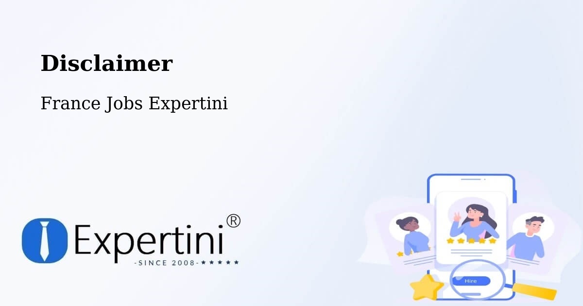 Disclaimer – Gentilly - France Jobs Expertini